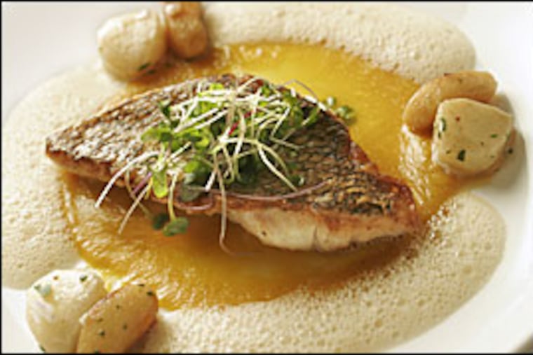 The signature blackfish, a seafood inspiration.