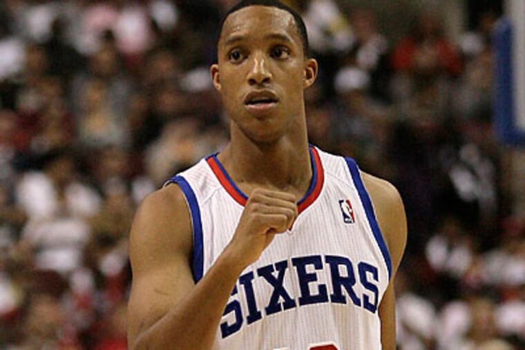 Evan Turner has struggled at times this season, but the 76ers as a whole are improving. (Yong Kim/Staff Photographer)