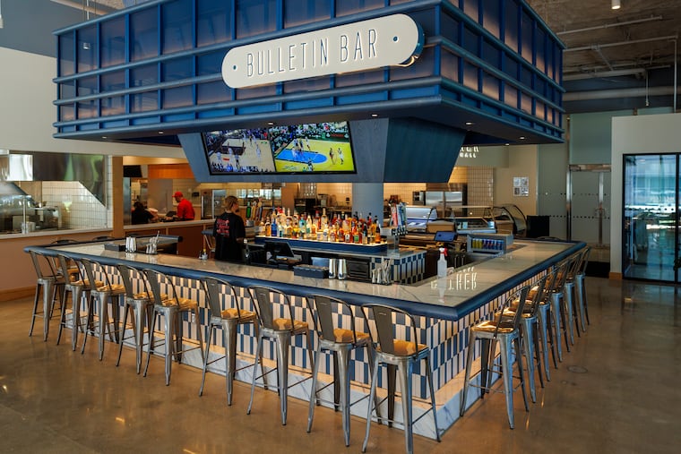 Bulletin Bar, Gather Food Hall in the old Bulletin Building,3025 Market St. Philadelphia, Monday, October 27, 2025.