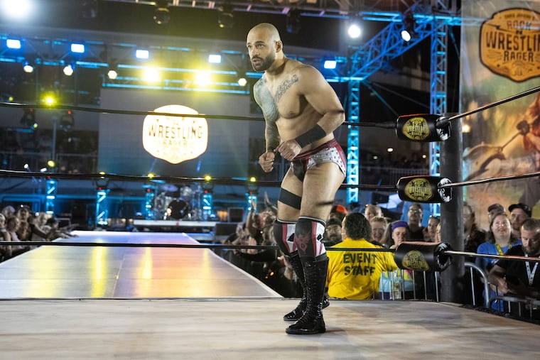 Ricochet has not hidden the fact that he loves the Eagles. (Photo by Amy Harris/Invision/AP)