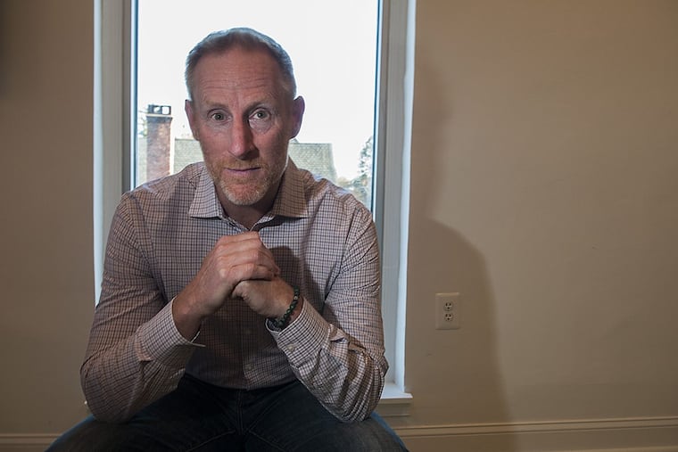 Jay Coen Gilbert, co-founder of B Lab, in his office in Berwyn. Coen Gilbert talked about a program that helps employees who need emergency loans.