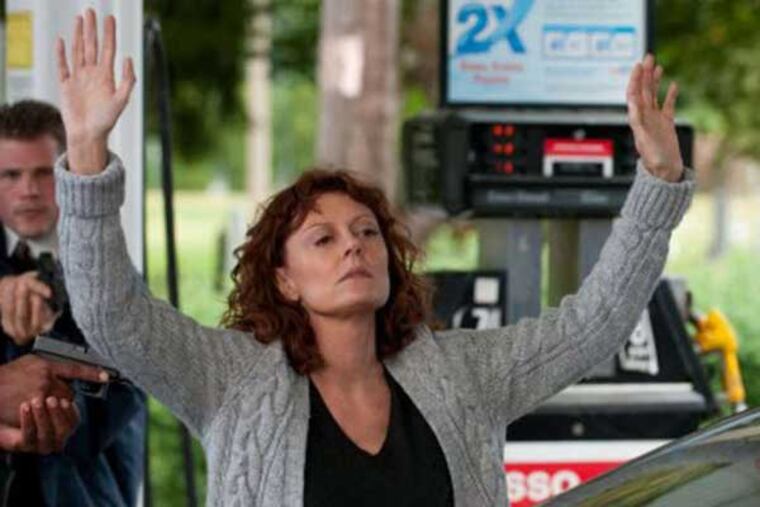 Susan Sarandon
Former weather underground member Jim Grant (Redford) has been happily living under an assumed identity for the past thirty years. He practices law, raises his daughter*, and lives a good, clean life. When his old comrade Sharon Solarz (Susan Sarandon) is arrested for her participation in the murder of a bank guard thirty years ago, it leads hungry young reporter Ben Shepard (LaBeouf) to uncover who was also associated with the killing.