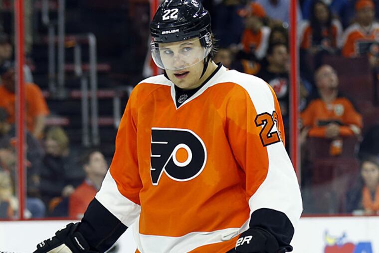 Flyers defenseman Luke Schenn. (Yong Kim/Staff Photographer)