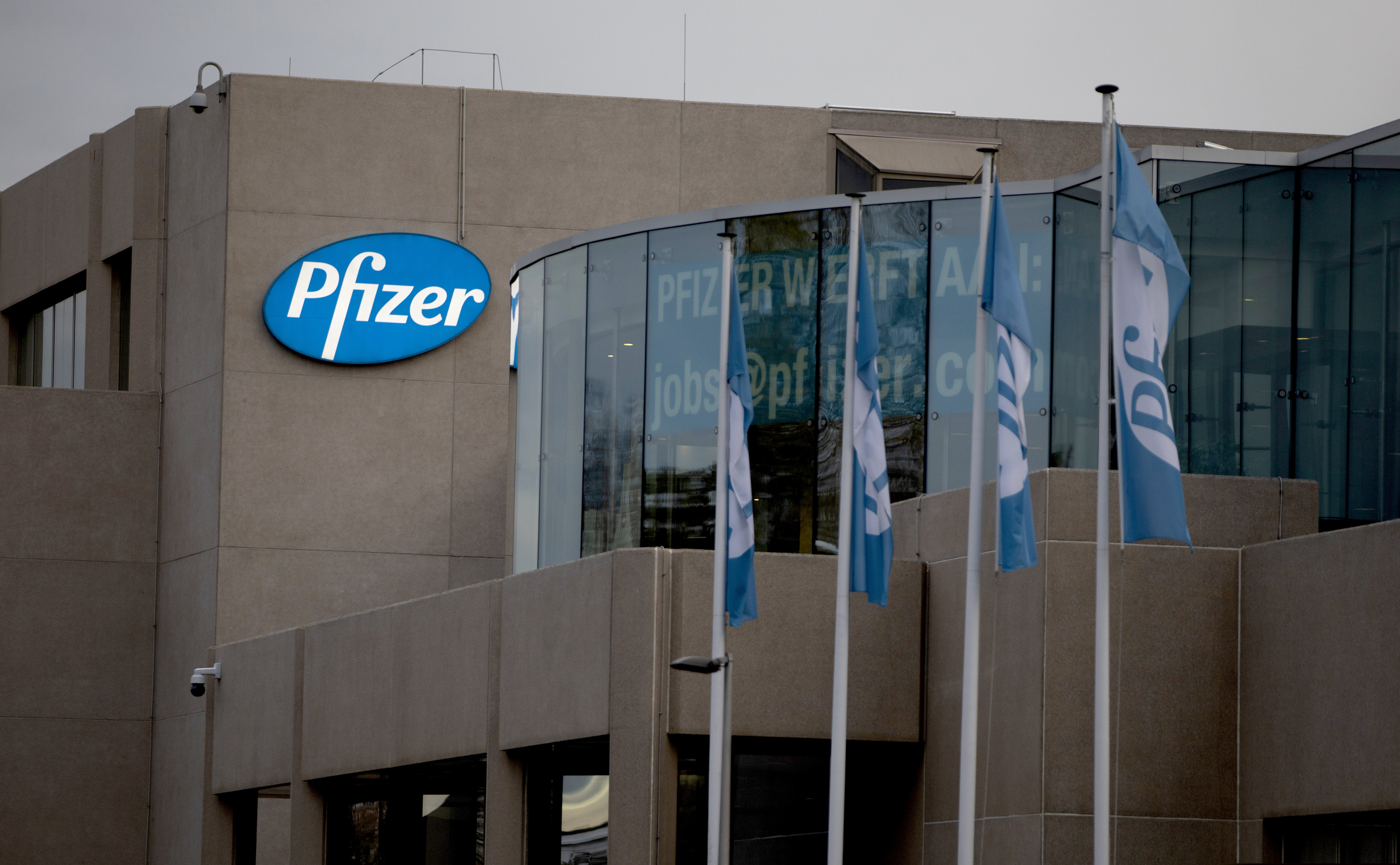 A general view of Pfizer Manufacturing Belgium in Puurs, Belgium.