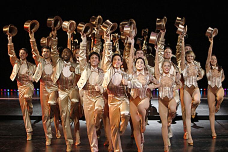 "A Chorus Line" opens tonight for a three-week run at at the Forrest Theatre. (Credit: Paul Kolnik)
