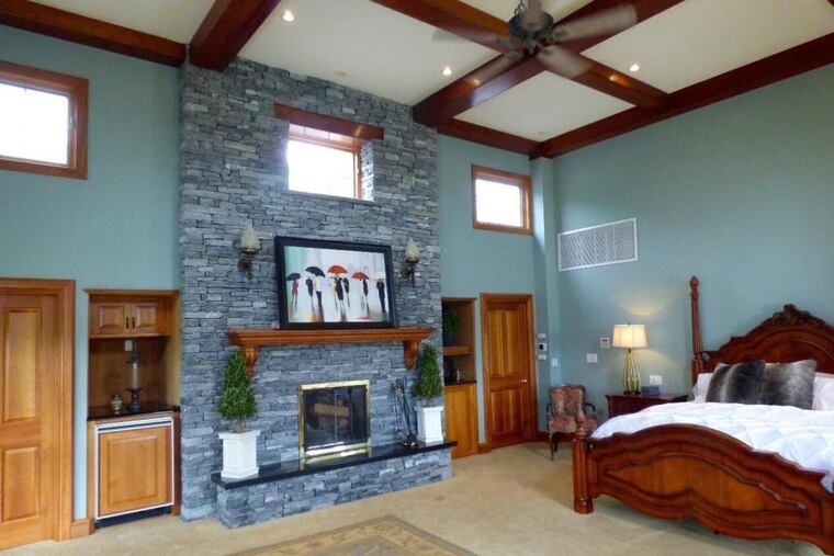 The master bedroom at 1400 Prizer Rd., Chester Springs.