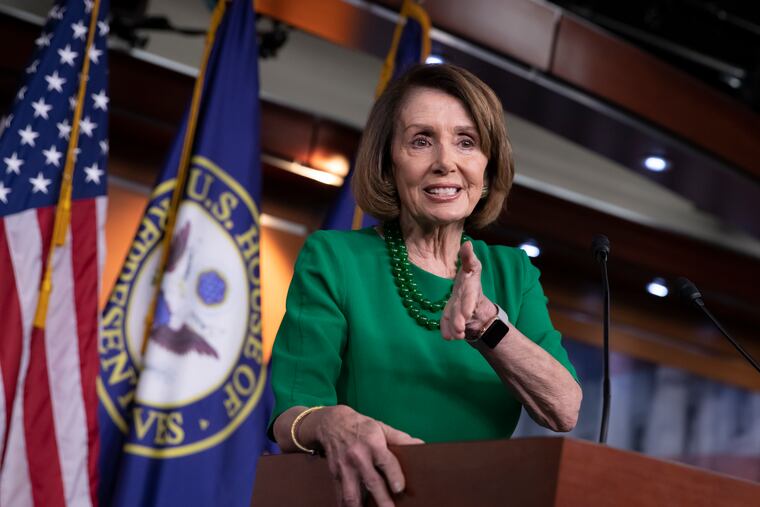 House Democratic Leader Nancy Pelosi of California, meets with reporters at her weekly news conference on Capitol Hill in Washington, Thursday, Dec. 6, 2018. (AP Photo/J. Scott Applewhite)