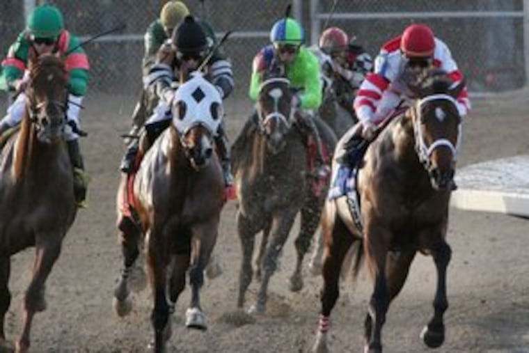 Hard Spun churns out a victory in the Grade III race in New Orleans. The horse has friends in basketball - and golfing - circles.