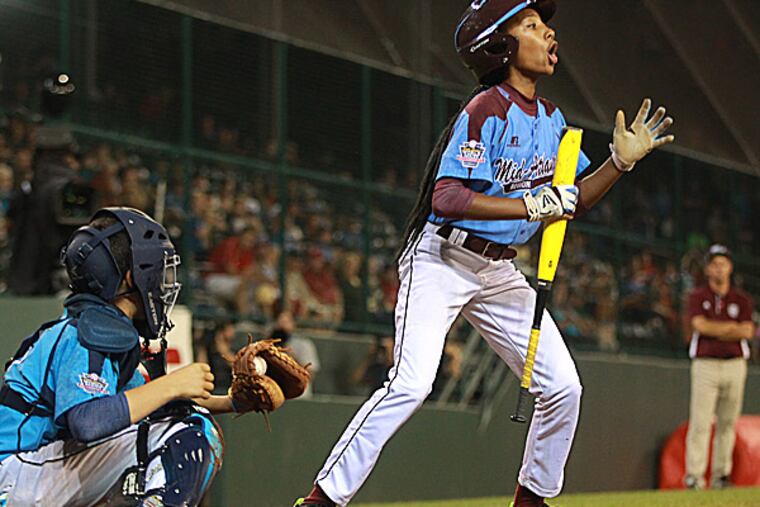 Taney's Mo'ne Davis. (Michael Bryant/Staff Photographer)