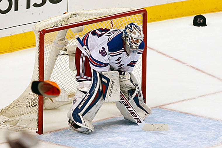 Rangers goalie Henrik Lundqvist. (Ron Cortes/Staff Photographer)