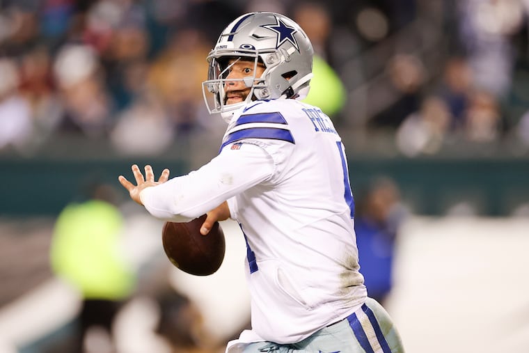 Dallas Cowboys quarterback Dak Prescott has had a lot of success against the Eagles in his career.