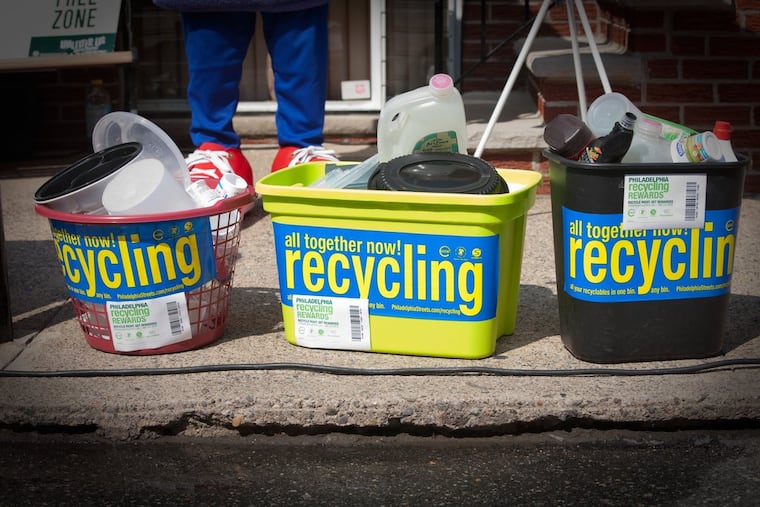 Remember to wash out your recyclables before putting them out for collection.