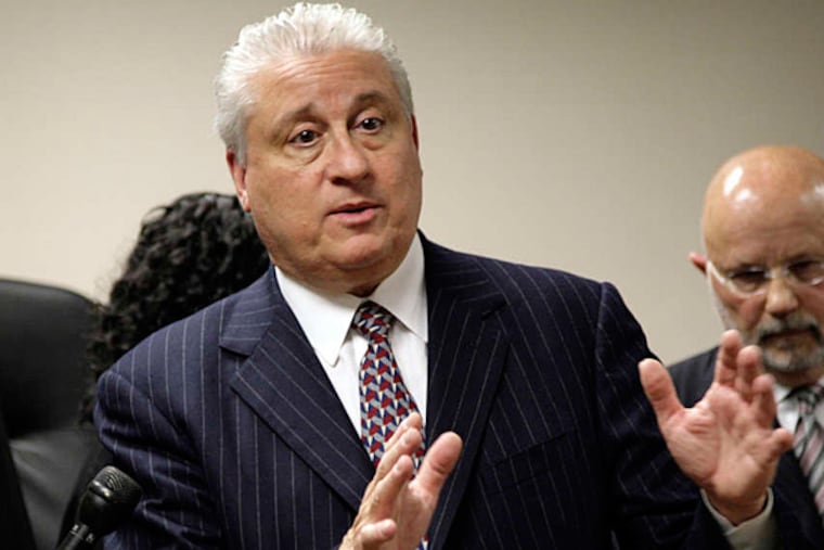 Russell Nigro , Board of Revision of Taxes chairman, was all about talking to reporters when Nutter wanted his resignation in 2009. (File photo)