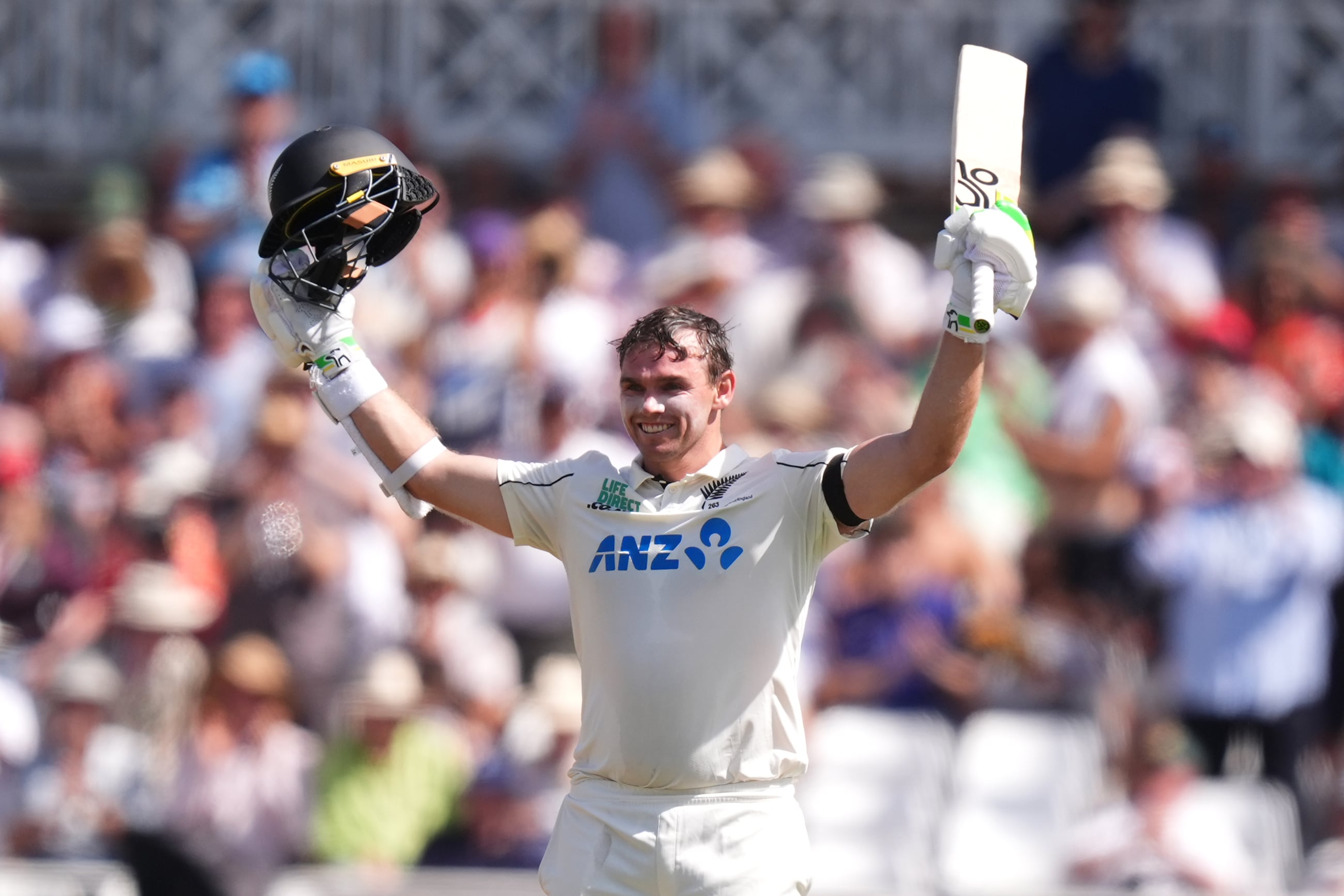Century-maker Latham and Conway hurt England as NZ racks up 213-0 on Day 1 of deciding test