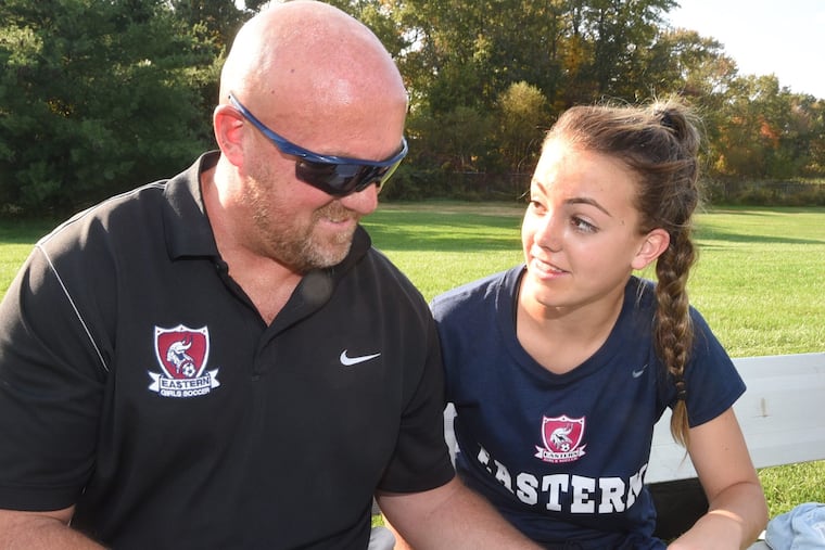Kelli McGroarty played through pain and scored four goals to lead Eastern to a 5-1 win over Cherokee on Friday.