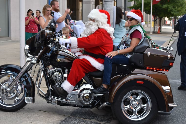On July 28, police will escort a Santa-Claus clad motorcyclist to Shriners Hospital for Children at 3551 N. Broad Street to kick off its Centurions Christmas in July Toy Run.