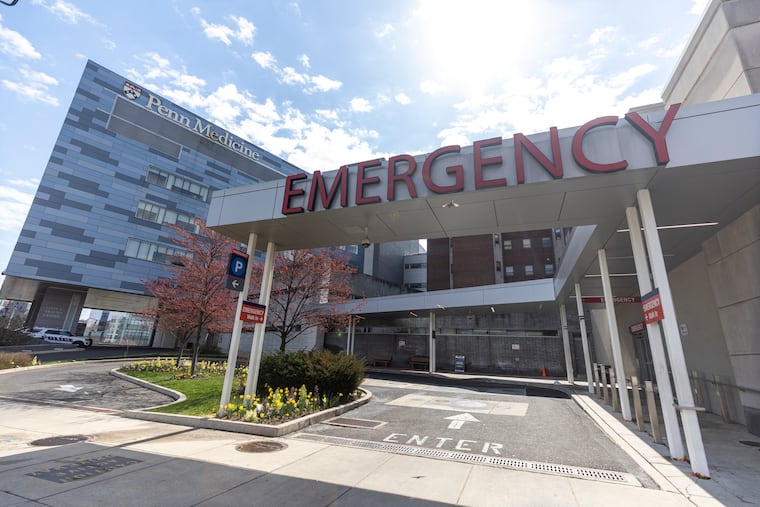 The outside of the Penn Presbyterian Medical Center.