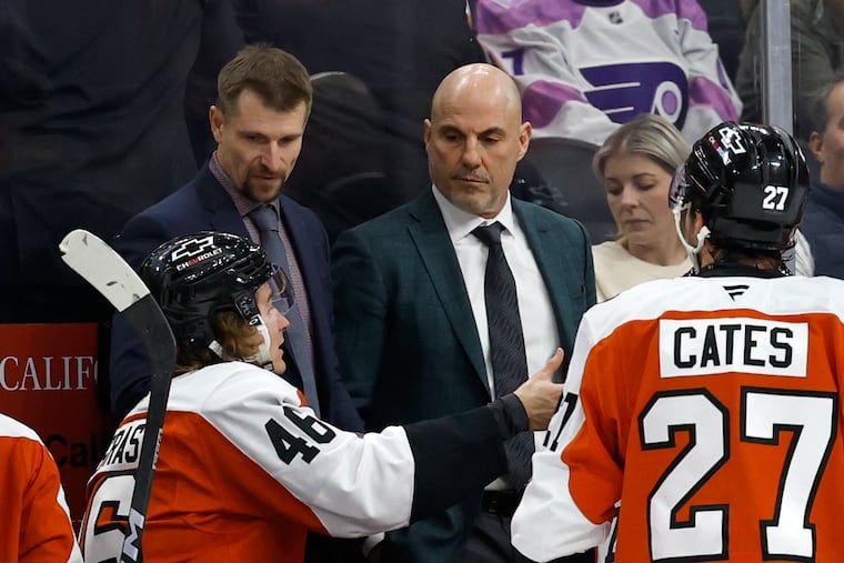 Rick Tocchet had three new lines on Wednesday as he searches for offense without the injured Tyson Foerster.