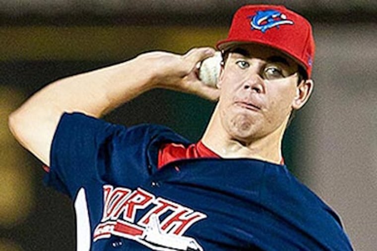Trevor May will be the only Phillies' minor-league pitcher with 200 strikeouts this year. (Photo by Scott Jontes/MiLB.com)