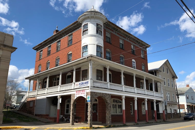 The Doyle Hotel, in Duncannon, Pa., is a mainstay for Appalachian Trail hikers passing through. With the trail closed due to the coronavirus pandemic, its owners fear business won't recover until next year.