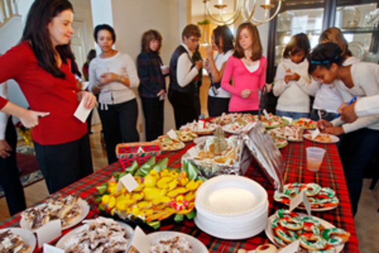 Looks are everything as the bakers - and judges - study three tables full of cookie contenders and vote for the prettiest. Taste is irrelevant and chocolate chips are banned - facts that baffle some (mostly male) relatives of contestants.