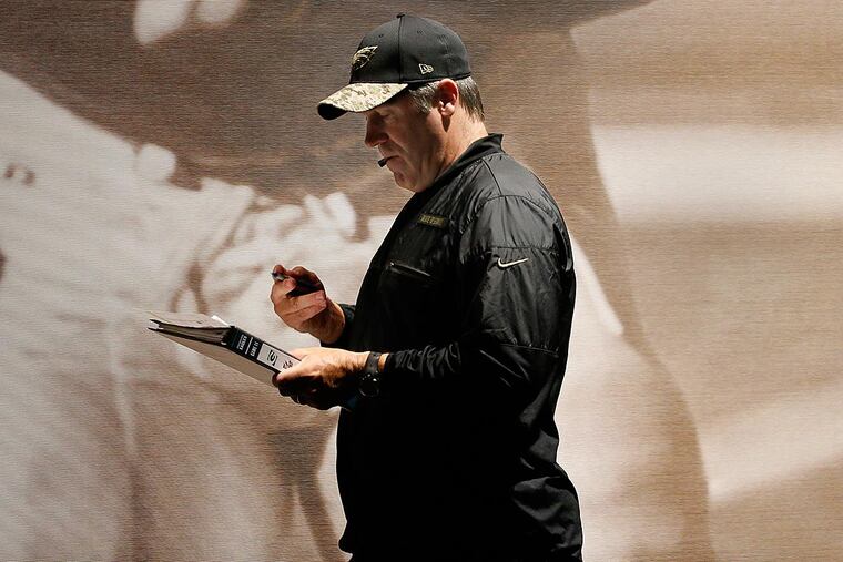 Eagles head coach Doug Pederson.