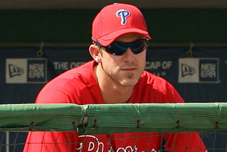 The lack of progress in Chase Utley's rehab lifts the lid on a Pandora's box of possibilities at second base. (Yong Kim/Staff Photographer)