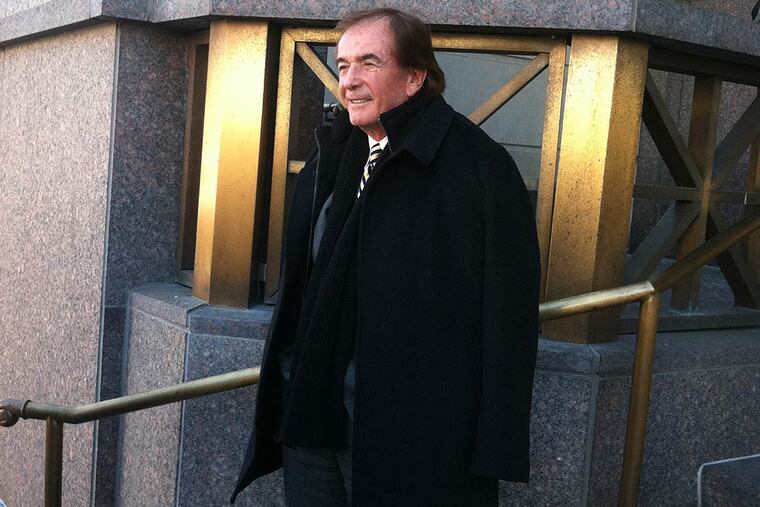 Glenn Straub standing outside the courthouse in Camden, N.J. ( Harold Brubaker / Staff )