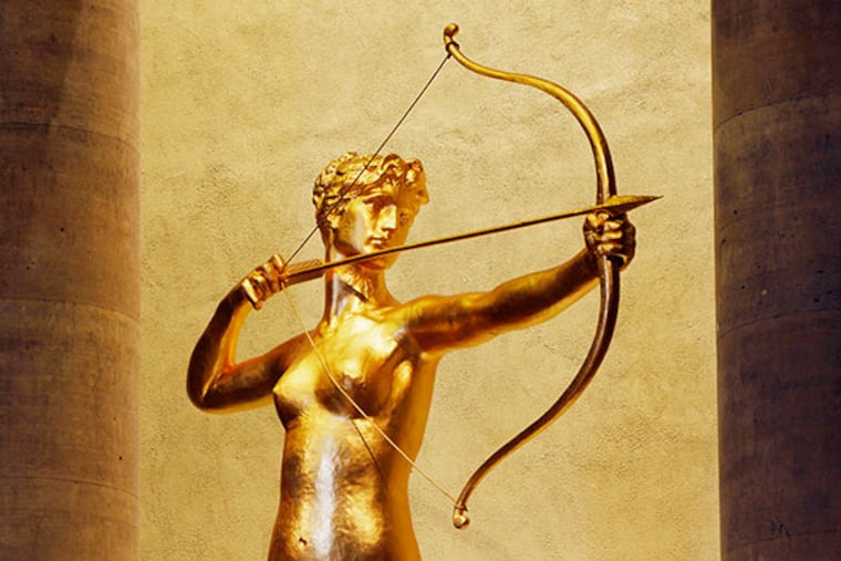 The Philadelphia Museum of Art completed a year-long project to restore and regild the goddess "Diana" by Augustus Saint-Gaudens. ( MICHAEL S. WIRTZ / Staff Photographer )