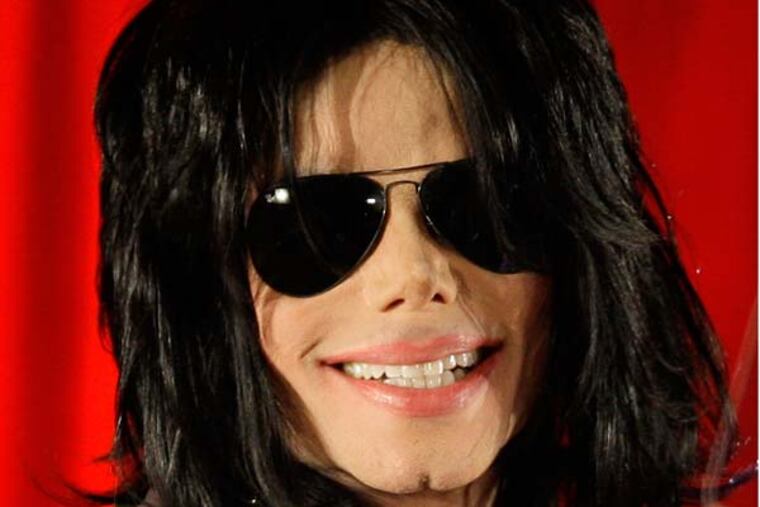 Michael Jackson in London Thursday, March 5, 2009. (AP Photo/Joel Ryan, file)