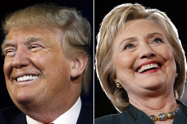 Donald Trump and Hillary Clinton