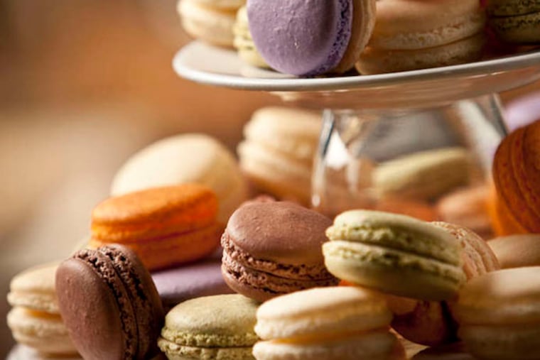 Macarons, $18 a dozen, from the Garces Group