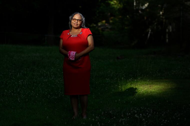Dorothy Griffin, of Atlanta, poses for a portrait in Atlanta. Blind voters like Griffin fear a loss of control over their ability to cast a ballot as election officials across the U.S. plan a major expansion of voting by mail amid the coronavirus pandemic.
