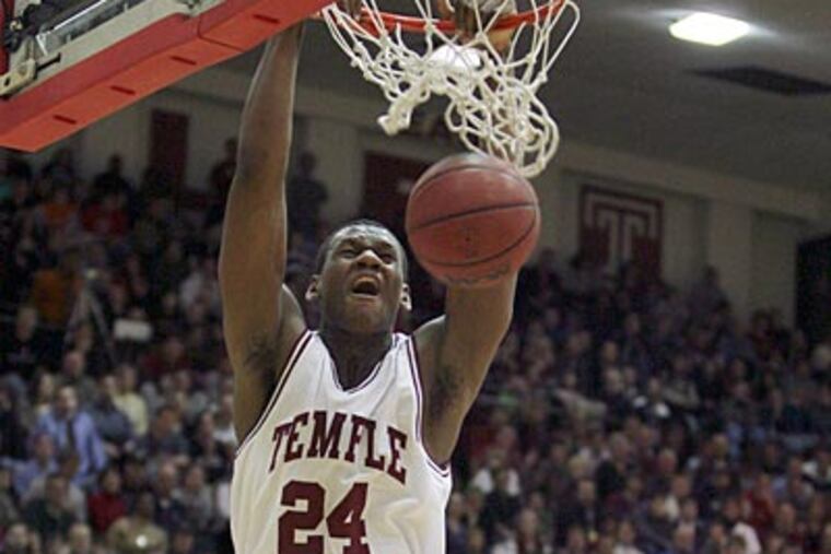 Temple forward Lavoy Allen averages 10.9 points and 10.3 rebounds per game this season for the Owls. (Yong Kim/Staff Photographer)
