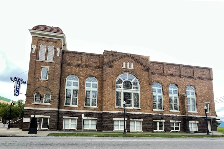 The historic Sixteenth Street Baptist Church, where four little girls were killed when white suprematists bombed the Birmingham church in 1963.