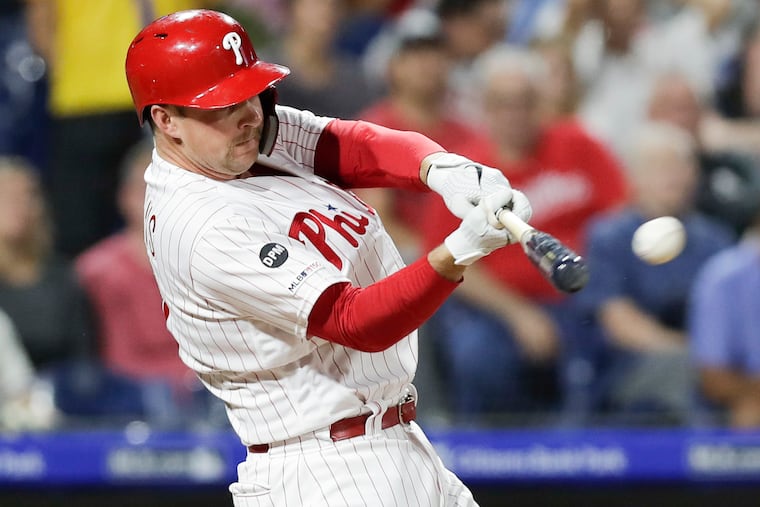 Rhys Hoskins started last season banging out 13 home runs in the Phillies first 52 games last season. He had 16 in the final 110.