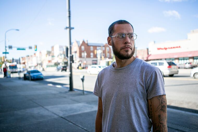 Drew Raymond, 29, has been sleeping - and using heroin - on the streets around Broad and Snyder Streets in South Philadelphia. On Friday, he sought help from outreach workers. "I am tired of living this life." He said he would use a supervised injection site, if one were made available.