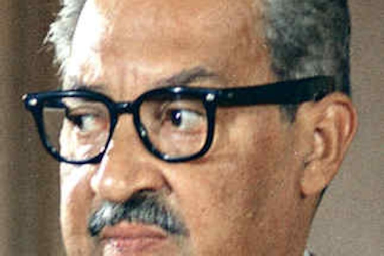 Justice Marshall & nominee Elena Kagan.