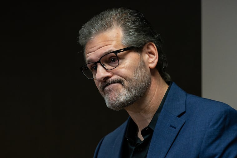 Ron Hextall speaks with media about his firing on Friday, Nov. 30, 2018.