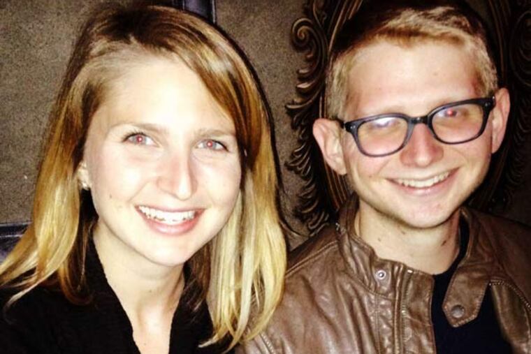 Ilana Valinsky, 29, with her brother Jordan, 26. She made health insurance a priority after graduation.