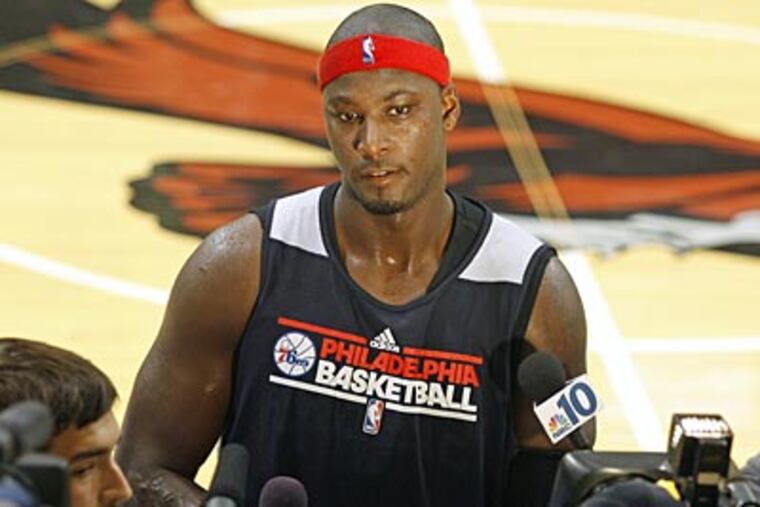 Sixers center Kwame Brown. (H. Rumph Jr/AP)