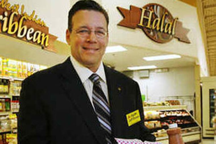 Jeff Brown, owner of ShopRite at 52nd and Jefferson in West Philadelphi, has brought back supermarkets to the urban community. (Alejandro A. Alvarez / Staff Photographer)