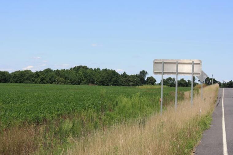 Location of proposed Premium Outlets in Gloucester Twp. 8/18/13. Photo by Sean Carlin.