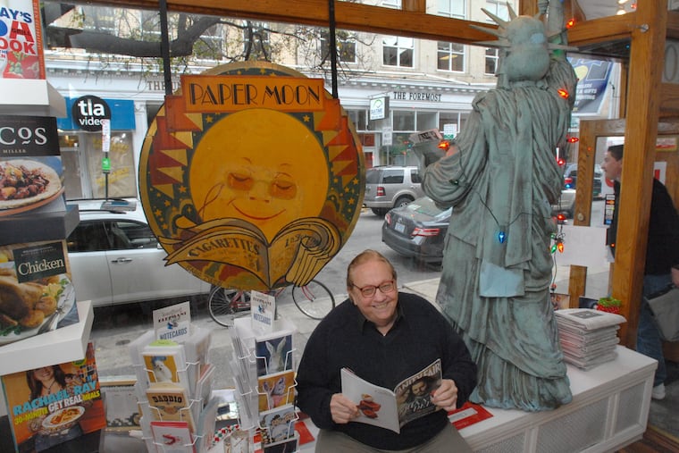 Bill Curry in 2011 at his revival of Paper Moon on Fourth Street neat South.