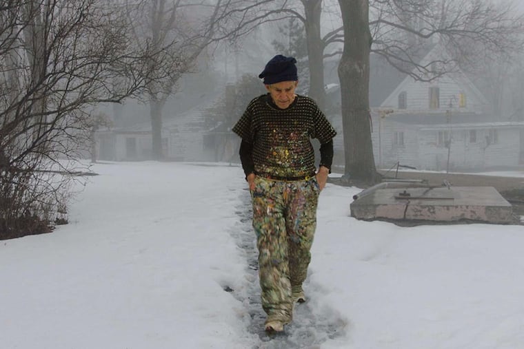 Larry Poons in "The Price of Everything."