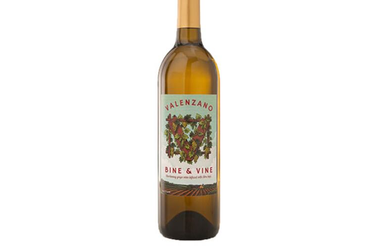 Bine & Vine, released earlier this year by South Jersey’s Valenzano Winery is a Chardonnay infused with hops. (courtesy photo)