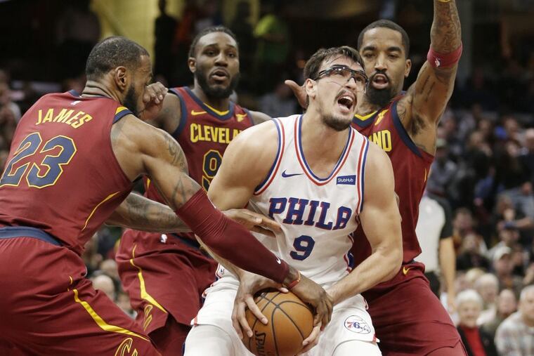 ” I know we are a young team,” the Sixers’ Dario Saric says, “but we have to be less nervous and find a way to finish.”