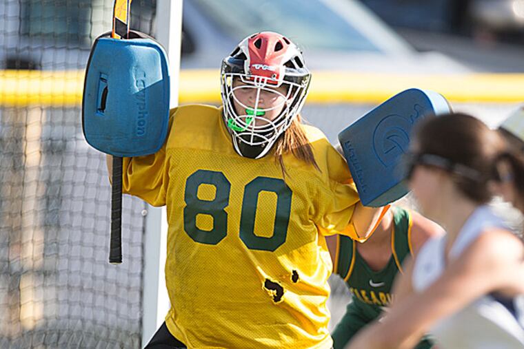 Clearview goalie Michaela Counsellor. (Ed Hille/Staff Photographer)