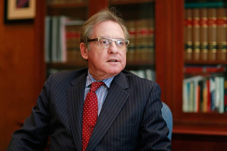 Former City Controller Alan Butkovitz while campaigning for mayor in 2019.