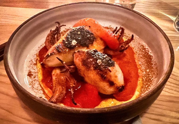 Stuffed squid at Banshee, 1600 South St.